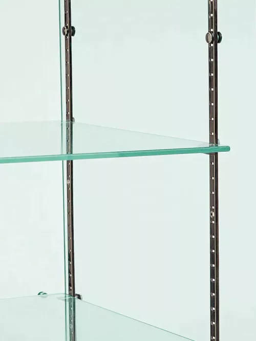 accessoire pour vitrine - crémaillères clear-glass