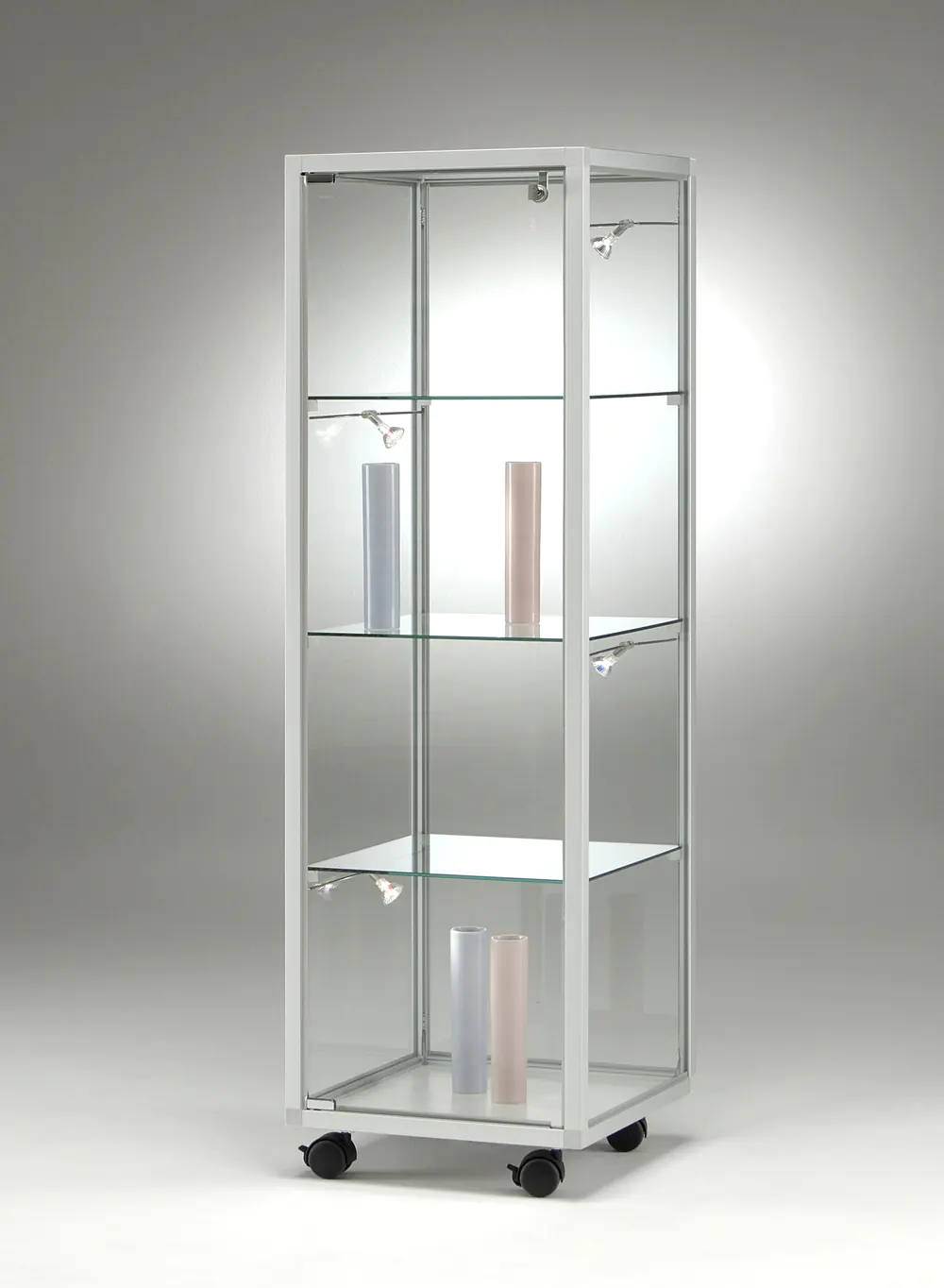 vitrine aluminium - c525-h134va-silver-silver