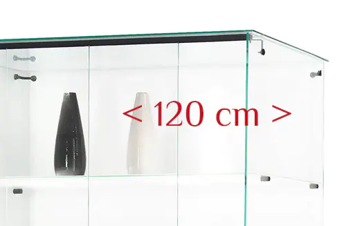 Clear Glass Largeur 120 cm